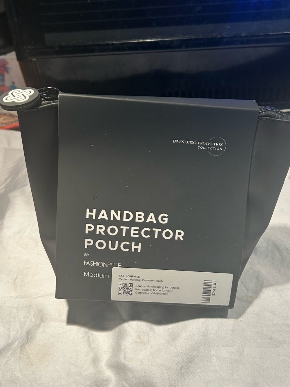 Fashionphile Handbag Protector Pouch - Black- New